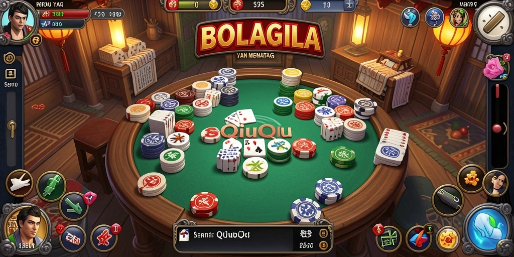Tampilan gameplay BOLAGILA yang seru dan kompetitif.