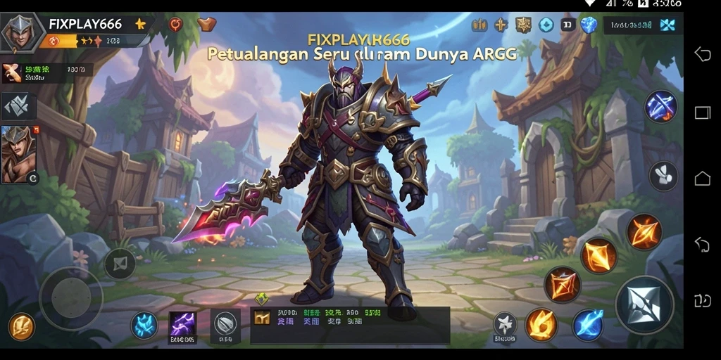 Tangkapan layar gameplay FIXPLAY666 yang menampilkan aksi seru dalam petualangan ARPG.